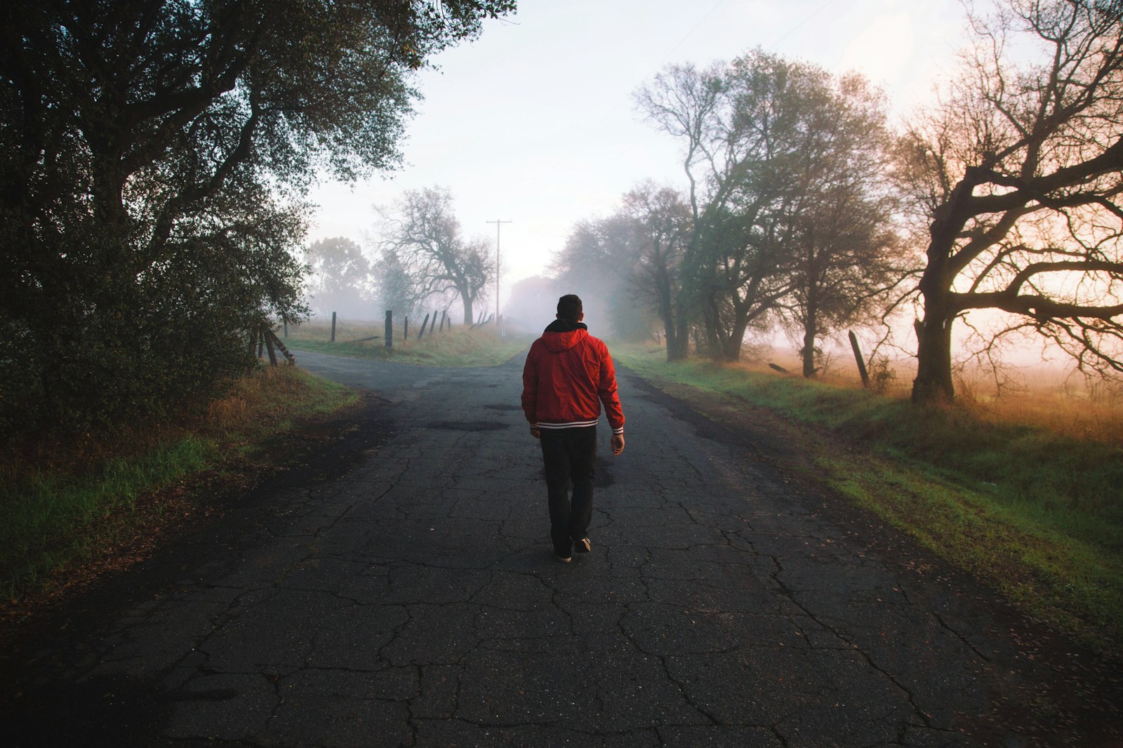 man taking a morning walk; founders do before breakfast