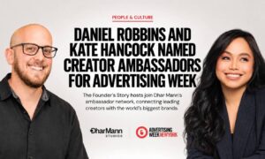 Kate Hancock y Daniel Robbins se unen a la red de creadores y embajadores de marca de Dhar Mann en la Advertising Week de Nueva York